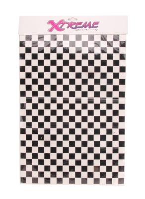 Diverse Stickerset blokvlag carbon