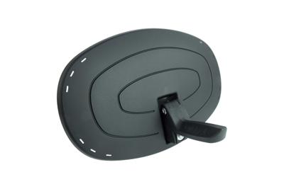 Set voetbeschermingsplaten Qibbel Junior 6+ - zwart