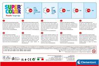 Clementoni puzzel super color maxi gabby's poppenhuis, 24st. - thumbnail