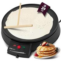Clatronic CM 3372 Crêpe maker Met handmatige temperatuursinstelling Zwart - thumbnail