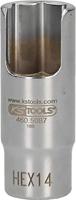 KS Tools 460.5087 3/8 speciale haakse buisverbinder-steekdop, 14 mm - thumbnail