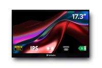 Verbatim PMT-17 Touchscreen monitor Energielabel: A (A - G) 43.9 cm (17.3 inch) 1920 x 1080 Pixel 16:9 6 ms HDMI, USB-A 2.0, USB-C, Hoofdtelefoon (3.5 mm - thumbnail
