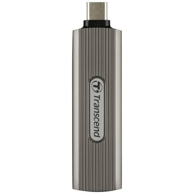 Transcend ESD330C 2 TB Externe SSD harde schijf USB-C 3.2 Gen 2 Grijs-bruin TS2TESD330C