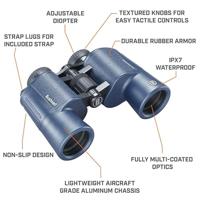 Bushnell H2O 134212R verrekijker, waterdicht, 12 x 42 mm, 12 x 42 mm, donkerblauw - thumbnail