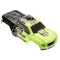 Granite Mega 4x4 Painted & Decaled Body Green/Black (AR402253) - thumbnail