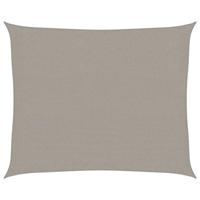 VidaXL Zonnezeil 160 g/m² rechthoekig 2,5x3 m hdpe lichtgrijs - thumbnail