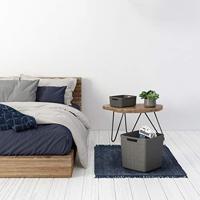 Curver Opbergmand Jute-Look 5L Donkergrijs - thumbnail