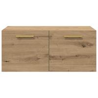 Wandkast Ambachtelijk eiken 80 x 36.5 x 35 cm Bewerkt hout - thumbnail