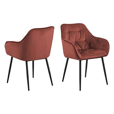 Bendt Eetkamerstoel 'Loren' Velvet, kleur Roze Bendt Eetkamerstoel 'Loren' Velvet, kleur Roze