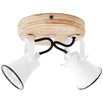 Brilliant Seed 82224/05 Plafondspot LED GU10 10 W Wit, Hout (licht) Brilliant Seed 82224/05 Plafondspot LED GU10 10 W Wit, Hout (licht)
