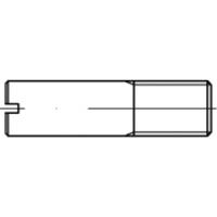 TOOLCRAFT TO-5394756 Tapeind M6 Staal Galvanisch verzinkt 100 stuk(s) - thumbnail