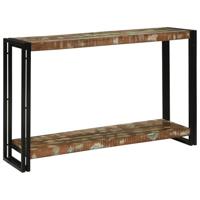 Wandtafel Multikleur 120 x 33 x 75 cm massief gerecycled hout - thumbnail