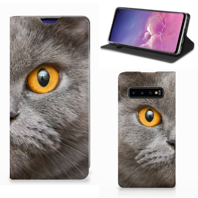 Hoesje maken Samsung Galaxy S10 Britse Korthaar Hoesje maken Samsung Galaxy S10 Britse Korthaar