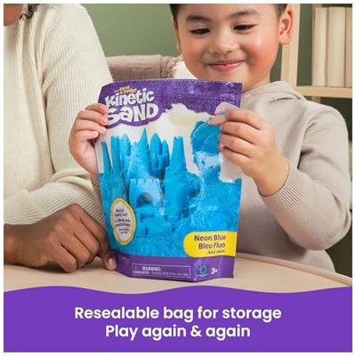 Kinetic Sand colour sand bag blauw 907g