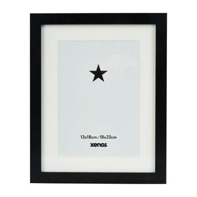 Fotolijst met passe partout - zwart - 13x18 cm Fotolijst met passe partout - zwart - 13x18 cm