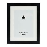 Fotolijst met passe partout - zwart - 13x18 cm - thumbnail