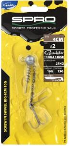 Spro Screw In Swivel Rig 4 cm 5 gr