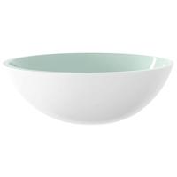 VidaXL Wasbak 50x37x14 cm glas wit - thumbnail