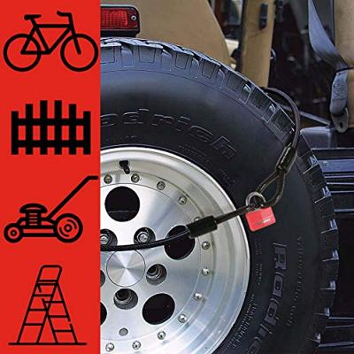 Masterlock Staalkabel, 3m, O10mm, plastic sleeve - 49EURD 49EURD