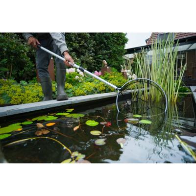Ubbink schepnet powernet vis groot grofmazig met telescoopsteel - Ubbink