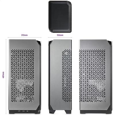 ATX Semi-toren BehuizingCooler Master NCORE 100 MAX Grijs