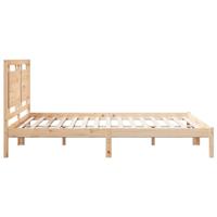 Bedframe extra lang zonder matras massief hout 160x220 cm - thumbnail