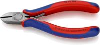 Knipex Zijsnijtang Voor elektromechanica | verzonken scharnier | met facet | 125 mm - 7612125 - thumbnail