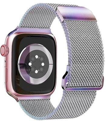 Milanese band - Multicolor - Extra sterke magneet - Geschikt voor Apple Watch 44mm / 45mm / 46mm / 49mm Milanese band - Multicolor - Extra sterke magneet - Geschikt voor Apple Watch 44mm / 45mm / 46mm / 49mm