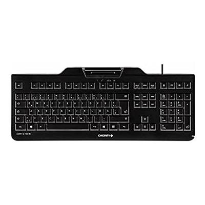 CHERRY KC 1000 SC toetsenbord Universeel USB AZERTY Belgisch Zwart