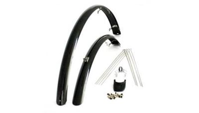 Eurofender Spatbordset elegance 28" x 46 mm - zwart