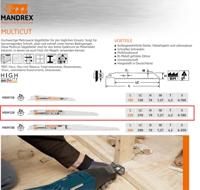 Reciprozaagblad 230mm Mandrex Multicut (2 st.) - thumbnail