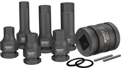 Hazet 985S/11 Slagadapterset 1/2 (12.5 mm), 1 (25 mm) Hazet 985S/11 Slagadapterset 1/2 (12.5 mm), 1 (25 mm)