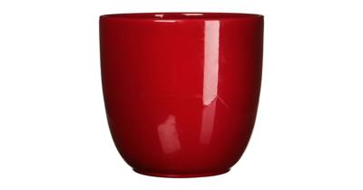 Mica Decorations tusca pot donkerrood 19x20cm Mica Decorations tusca pot donkerrood 19x20cm