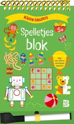 Standaard Uitgeverij Spelletjesblok met viltstift 5+ Standaard Uitgeverij Spelletjesblok met viltstift 5+