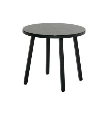 Hartman Outdoor Ronde Bijzettafel 'Livorno' Keramiek 75cm, kleur Antraciet
