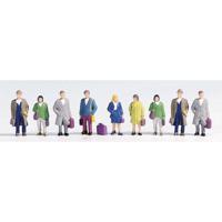 NOCH 45220 TT Reizigers figuren Geverfd, Staand - thumbnail