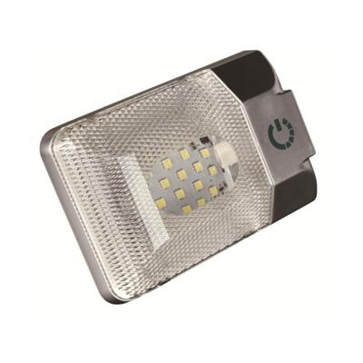 D4376S DC11-18V 3.6 W 6000-6500K IP50 24LEDs SMD-5050 Marine RV Dimbare LED Dome licht plafond lamp met Touch Control