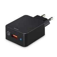 Hama USB-oplader 19.50 W 1x USB-A Zwart Binnen - thumbnail