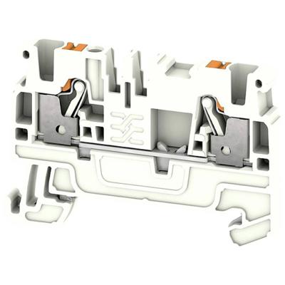 Weidmüller 2690460000 Aardingsklem Push-In-klem, Steekaansluiting Wit 50 stuk(s)