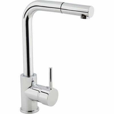 GO by Van Marcke Cocoon keukenmengkraan eengreeps met uittrekbare sproeier waterbesparend draaibaar chroom FF6236 GO by Van Marcke Cocoon keukenmengkraan eengreeps met uittrekbare sproeier waterbesparend draaibaar chroom FF6236