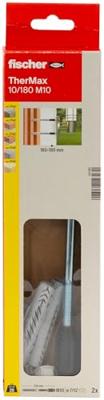 Fischer 517165 TherMax 10/180 M10 Afstand montagesysteem 240 mm 22 mm 2 stuk(s) Fischer 517165 TherMax 10/180 M10 Afstand montagesysteem 240 mm 22 mm 2 stuk(s)