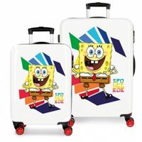 Disney kofferset Spongebob junior 34/70 liter rood/wit 2 delig - thumbnail