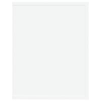 VidaXL Schoenenrek 75x35x45 cm bewerkt hout wit - thumbnail