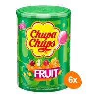Chupa Chups - Lolly's Fruit - 6x 100 stuks - thumbnail