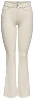 Only Onlblush Mid Flared Dnm Dot019 Noos 15230778 Flare Ecru - thumbnail