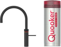 Quooker Fusion Round Mat Zwart met Combi Boiler - thumbnail