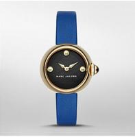 Horlogeband Marc by Marc Jacobs MJ1434 Leder Blauw 10mm - thumbnail