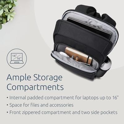 Kensington EQ laptoprugzak voor 16 inch laptops, zwart - thumbnail