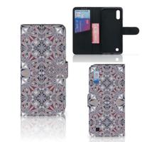 Samsung Galaxy M10 | Bookcase | Flower Tiles - thumbnail