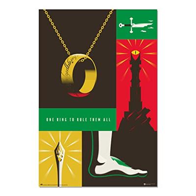 Poster Lord of the Rings - 100th Anniversary WB 61x91,5cm Poster Lord of the Rings - 100th Anniversary WB 61x91,5cm